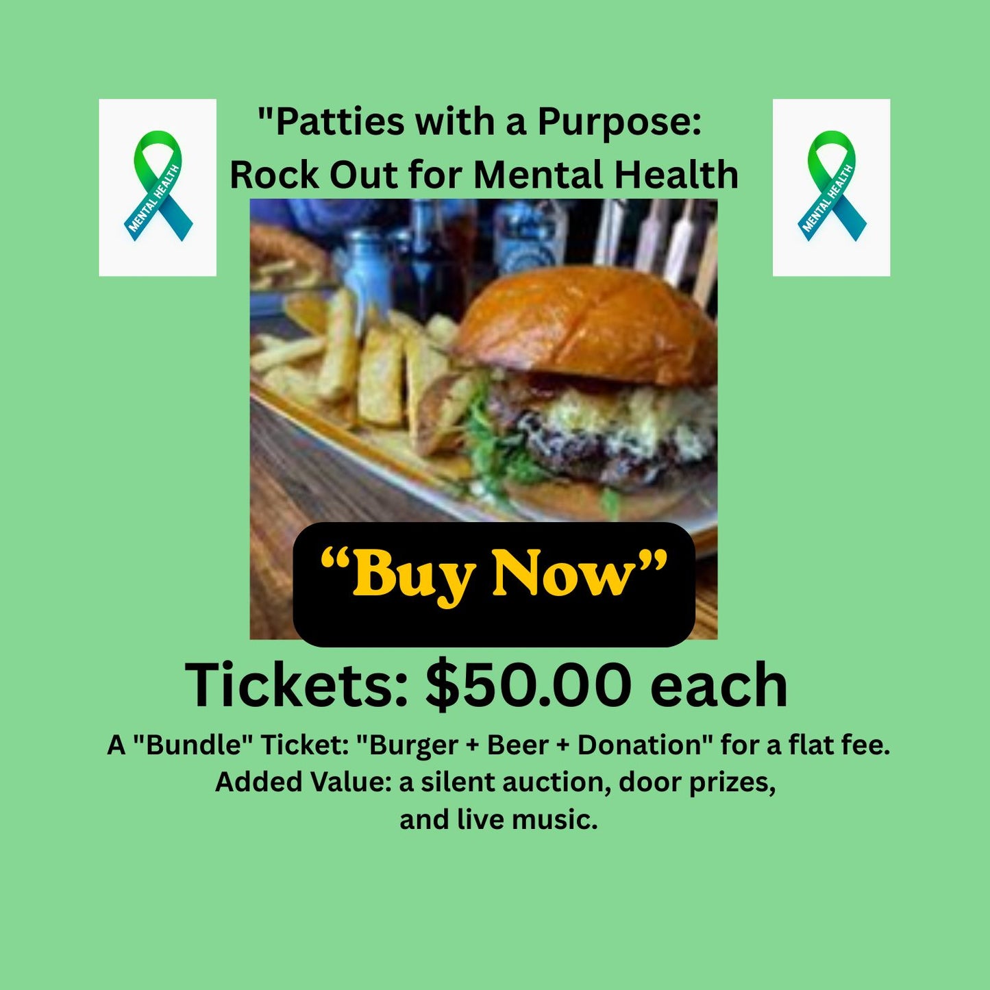 Patties with a Purpose. 🍔